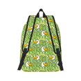 thumbnail image 2 of Bixox Cartoon Duck Printing Canvas Backpack Lightweight Casual Travel Backpack School Backpack Fits 15.6 Inch Notebook, 2 of 5