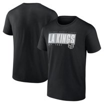Men's Black Los Angeles Kings Blocked Out T-Shirt