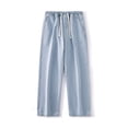 thumbnail image 5 of QHFBli Mens Baggy Jeans Mens Autumn Winter Casual Pant Sports Pants With Pocket Fashion Long Pants Jeans, 5 of 6