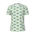 thumbnail image 6 of Rocae Cute Crocodile for Men's Mesh Quick-Dry Short Sleeve Workout T-Shirt,Mens Crew Neck Tee Lightweight Soft Classic T Shirts X-Small, 6 of 9