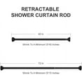 thumbnail image 4 of Adjustable rustproof 72" Straight Tension Shower Curtain Rod, 4 of 7