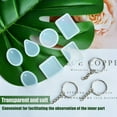 thumbnail image 4 of JESOT Silicone Resin Molds, 20 Pcs Silicone Molds for Resin Jewelry Casting Molds with Keychain Rings for DIY Craft Jewelry Making, 4 of 7