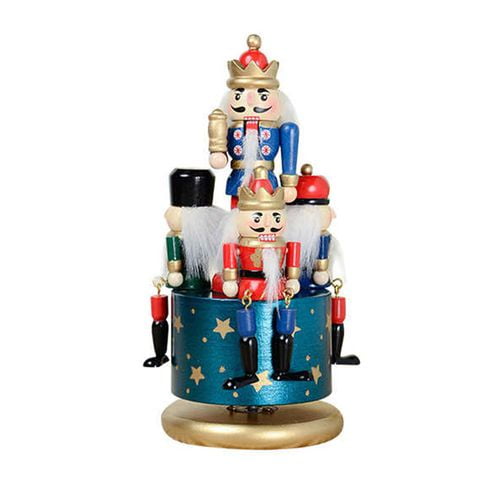 Wind /& Weather Wooden Musical Nutcracker Statue