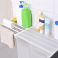 thumbnail image 2 of LHCER Wardrobe Divider, Closet Divider Shelf, Adjustable Wardrobe Divider Telescopic Compartment For Cupboard Wardrobe Bedroom Storage Rack, 2 of 8