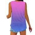 thumbnail image 4 of Women Sleeveless Summer Vacation Beach Fashion Tees Shirts Comfy Casual Flowy Plus Size Tank, 4 of 8