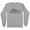 Grey, variant on Skyline Minneapolis Minnesota Long Sleeve Shirt Unisex Large White
