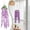 C, variant on Clearance Under $5 Artificial Wisteria Vine Dense Wisteria Vine For Porch Hanging Plant,Plastic (F) (1Pc)