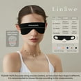 thumbnail image 6 of Linawe Sleeping Mask Black Sleep Mask for Men Eye Mask for Sleeping, Blindfolds for Adults Women, Eye Covers Eyemask Night Mask for Travel Flight Essentials Light Blocking, 6 of 6