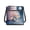 Capybara Cherry Blossom Water Design, variant on Tutolipy Waterproof Ladies Crossbody Bag for Daily Storage Everyday, PU Material Adjustable Strap Purse, Purple Smiling Star Pattern