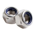 thumbnail image 4 of Tuercas De Seguridad Hexagonales Con Inserción De Nailon M8 X 1,25 Mm Kit Surtido De Tuercas De Seguridad De Acero Inoxidable Para Accesorios De Hardware Acabado De Acero Inoxidable Hexagonal 100 Piez, 4 of 5