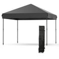 thumbnail image 1 of Gaderth Tente à Auvent Escamotable 3x3 m, Auvent Extérieur Instantané Robuste avec Installation en une Pression, 3 Hauteurs Réglables, Sac à Roulettes Portable et Sacs de Sable pour Plage, Patio, Camping, Marché, 1 of 6