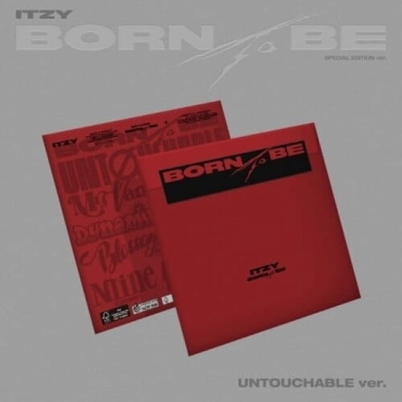 Itzy - Born To Be (Special Edition) (Untouchable Version) - incl. Photocard, Mini-Poster, Square Photo Set   Lyric Paper - Music & Performance - CD