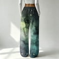 thumbnail image 6 of Womens Wide Leg Pants Halloween Sweatpants Spooky Print Flannel Baggy Fit Fall 2026 Casual Joggers Lounge Pajama Pants Holiday Costumes with Pockets,M,Black, 6 of 6