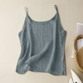 thumbnail image 2 of NIEWTR Summer Loose Round Neck Tank Top Sleeveless Strap T Shirt Women Womens Tank Summer Tank (XL,A176-Grey), 2 of 6