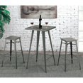 thumbnail image 3 of Furniture of America Jopp Industrial Grey Metal Barstools (Set of 2) by  26 inch Counter Height, 3 of 5