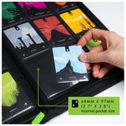 Vault X 9 Pocket Trading Card Zip Binder, 360 Cards, Premium Exo-Tec Album Material, 20 Side-Loading Pages, Folder for Collectible Games, Sports, TCG (Red)