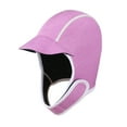 thumbnail image 1 of Diving Hats Adjustable Lightweight Sun Protection Function Block Solid Color Swimming Cap Wear Resistant Head Protection Wetsuits Men Gym Surfing Pink, 1 of 9
