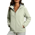 thumbnail image 2 of Warop Unisex Windbreaker Jacket, Hooded Long Sleeve Waterproof Coat, Outdoor Hiking Climbing Outerwear for Fall, 2 of 9