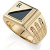 Personalized Family Jewelry Treasures Men's Ring available in 10kt and 14kt Yellow and White Gold