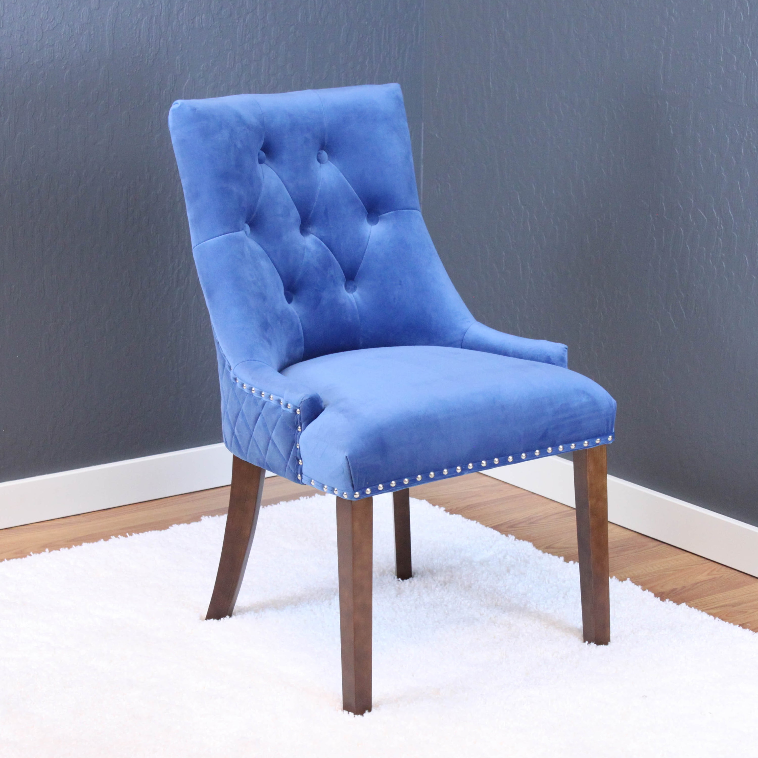 Sky Blue Velvet Dining Chair at Matthew Span Blog