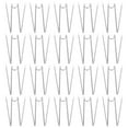 thumbnail image 1 of 20pcs Stainless Steel Fabric Panel Wall Wire Hooks Picture Hangers (Silver), 1 of 5