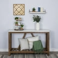 thumbnail image 3 of Pale Yellow and Natural Quatrefoil Wall Plaque, 3 of 7
