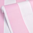 thumbnail image 2 of Papel tapiz PoetryHome rosa y blanco a rayas 45 x 297 cm impermeable, 2 of 3