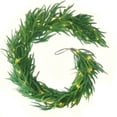 thumbnail image 2 of sruoe Christmas Garland, Artificial Garland Greenery, Faux Greenery Garland, Fake Flowers Garland Vine, Indoor Mantle, Hanging Maple Leaf Garland for Home, Holiday, Wedding Party Decoration Rattan, 2 of 7