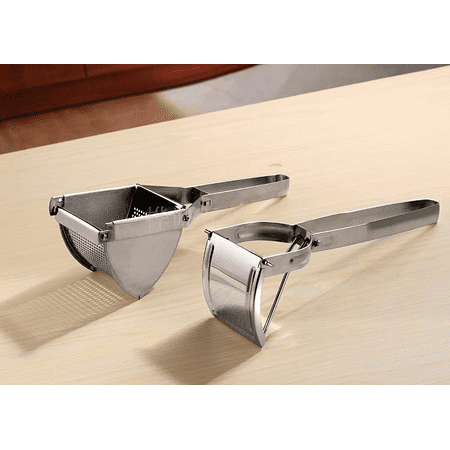 

Mgaxyff Potato Chopper Stainless Steel Potato Fruit Meat Press Chopper Mincer Crusher Helper Kitchen Stainless Steel Potato Press
