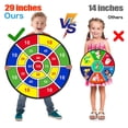 thumbnail image 2 of Tablero de dardos BootAA 29 grande para niños con 12 bolas adhesivas, 2 of 8
