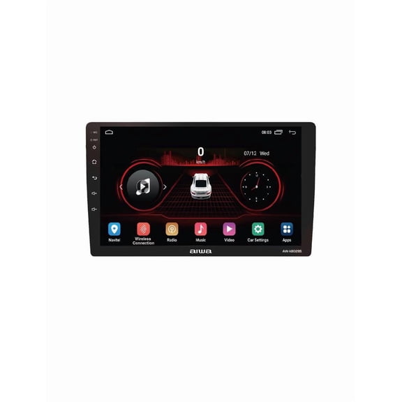 Radio Auto 2 Din Android Touch Hd De 9'' Aiwa Aw-a802bs Color Negro