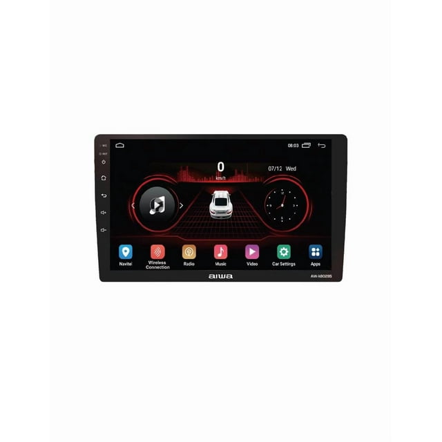 Radio Auto 2 Din Android Touch Hd De 9'' Aiwa Aw-a802bs Color Negro