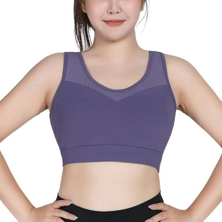 

Women s Sports Bra Steel Rimless Bra Women s Fitness Bra S Purple