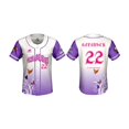 thumbnail image 1 of Camiseta de beisbol con diseño personalizado para hombre, ropa deportiva completamente sublimada, camisas de entrenamiento, camisetas de béisbol150 Gao Jinjia LED, 1 of 2