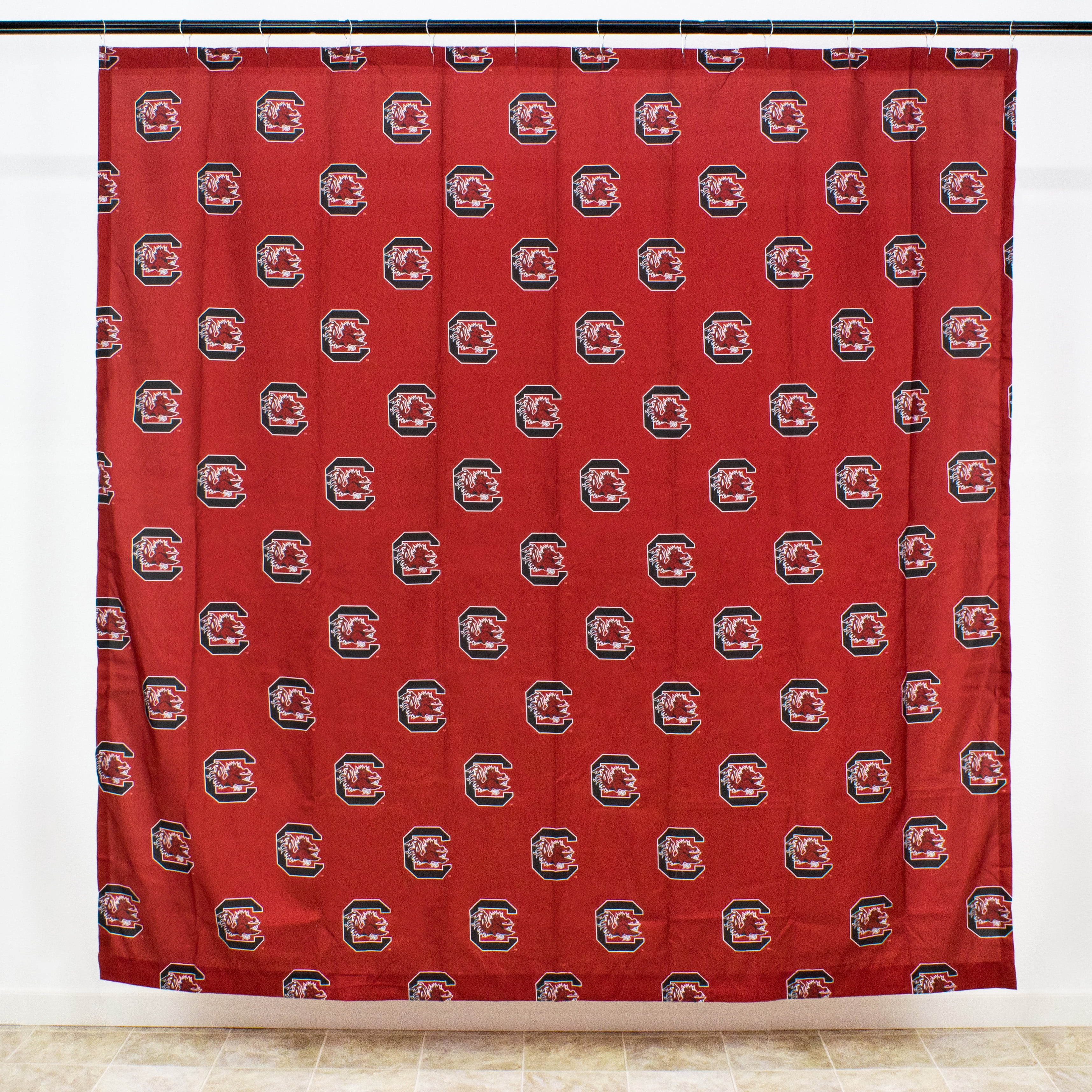 South Carolina Gamecocks Printed Shower Curtain Cover - 70" x 72"