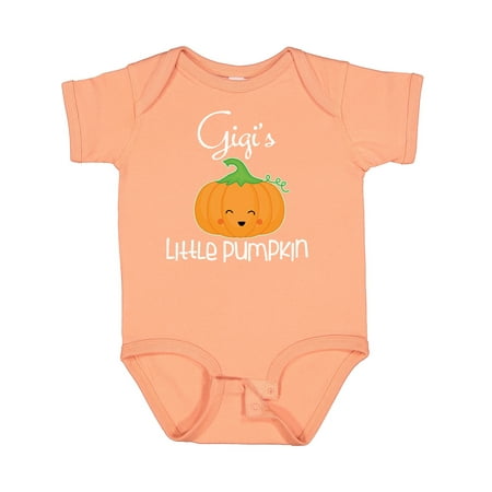 

Inktastic Gigi Little Pumpkin Halloween Grandchild Gift Baby Boy or Baby Girl Bodysuit
