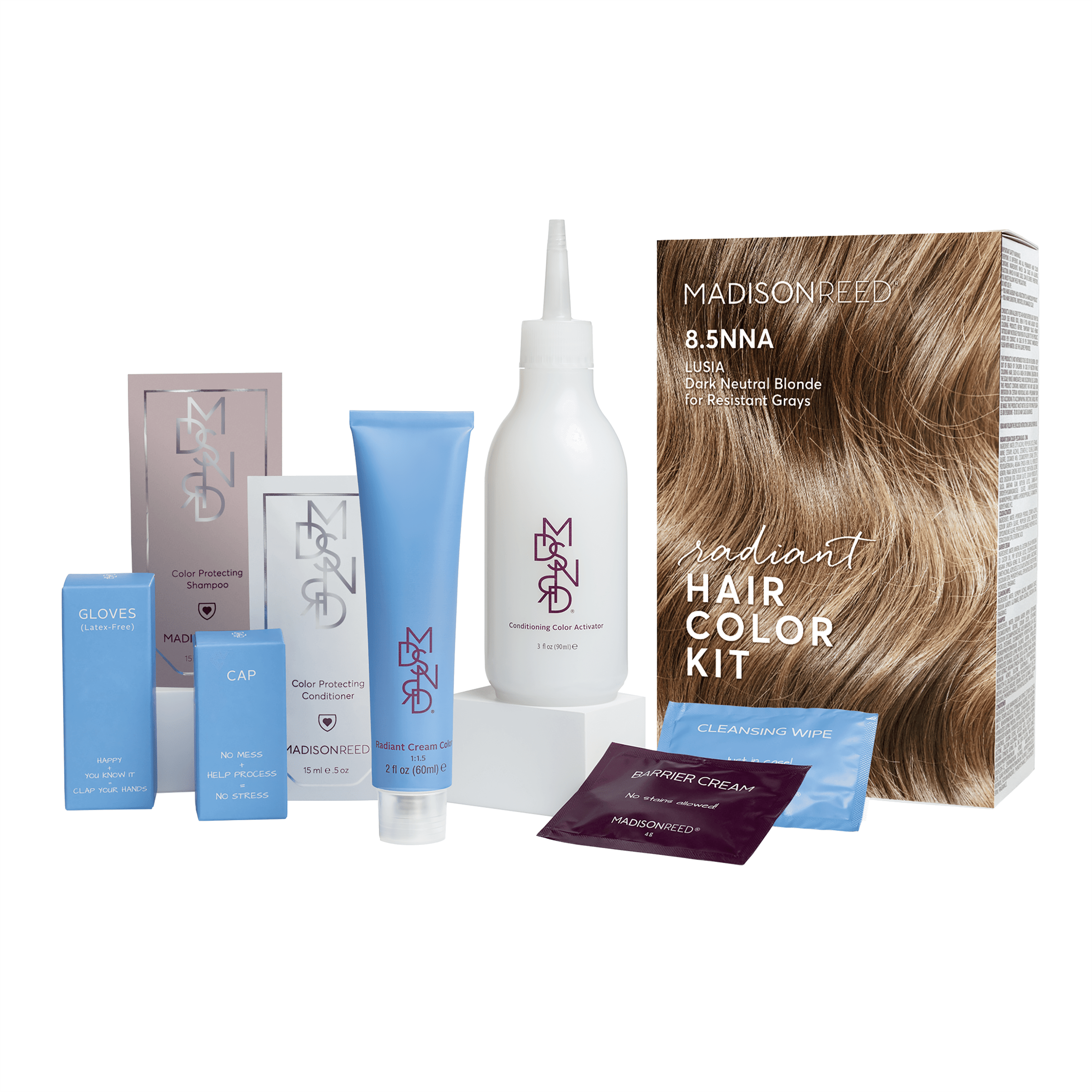 Madison Reed, Hair Color Kit, Modena 5.5NNN, True Medium Brown