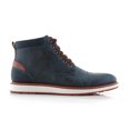 thumbnail image 2 of Ferro Aldo Birt MFA506027 Blue Color Men's Lace-up Mid Top and Classic Detailing With Dual Colors Design High Top Boots for Everyday Wear, 2 of 4