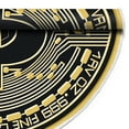thumbnail image 4 of Well Woven Money Bitcoin Novelty Novelty Black Gold 3'3" Round Rug, 4 of 4