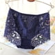 thumbnail image 3 of Bragas sexys de malla para mujer, ropa interior de encaje sin costuras de cintura alta, suave transparente, bragas de algodón para la salud, lencería XXXL, 3 of 5