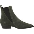 thumbnail image 6 of Nine West Danzy Olive Green Stacked Block Heel Pointed Toe Pull On Fashion Boots (Olive Green, 10.5), 6 of 6