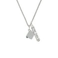 thumbnail image 2 of Delight Jewelry Silvertone Book Silvertone Hope Anchors the Soul Bar Charm Necklace, 23", 2 of 4