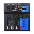 thumbnail image 1 of Mezclador de audio QudoSxy Professional Sound Board 4 canales USB, 1 of 9