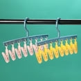 thumbnail image 2 of Visland Laundry Drying Rack Clothes Hanger, 8 Clips, 2-pack, 2 of 8
