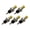 Yellow, variant on Pack o0f 20 Small Pushbutton Switches Normally Open Elegant Designs Vibranting