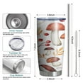 thumbnail image 6 of Mushroom 20 oz Double Insulated Coffee Tumbler with Leak Proof Lid Coffee Tumblers for Mountain Halloween Fishing Christmas, 6 of 7