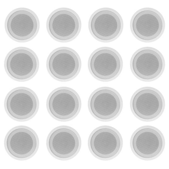 16) Rockville CCL5T White 70V 5" Commercial Ceiling Speakers 4 Restaurant/Office