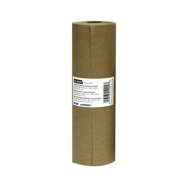 Papel de enmascarar Trimaco Easy Mask, 23 cm x 55 m, color marrón