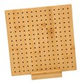 thumbnail image 1 of Estera De Bloqueo De Madera, Tablero De Bloqueo De Cuadrados Pulidos Artesanales Con Tubo De Almacenamiento Para Punto De Aguja, 1 of 7