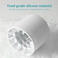 thumbnail image 2 of Molde de silicona para cubitos de hielo, cubo de hielo cilíndrico con tapa, utensilios de cocina para Bar (gris), 2 of 4